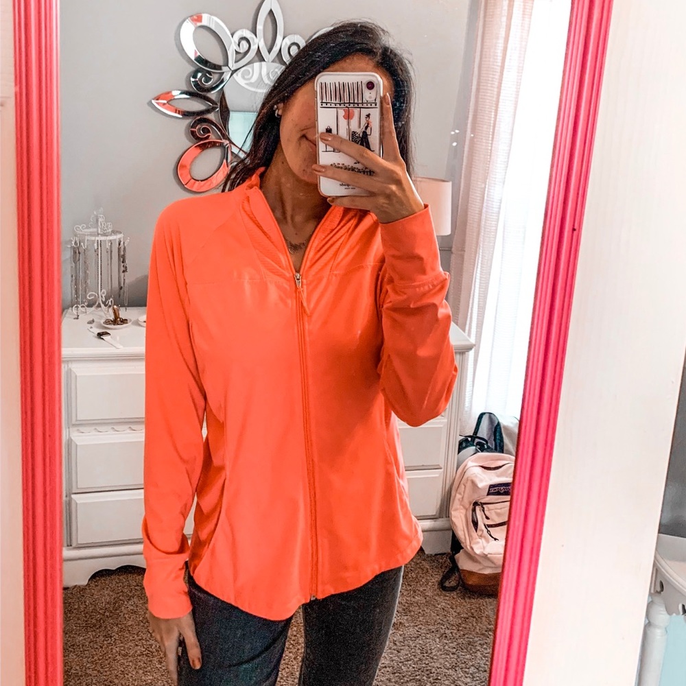 TANGERINE Workout Orange Zip up